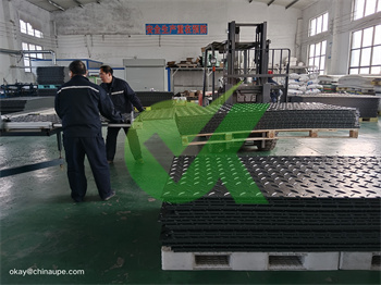 HDPE Ground construction mats  20mm thick for swamp ground